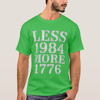 1984より少ない1776 Tシャツ