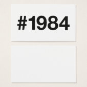 1984ハッシュタグ41誕生日記念日 (正面&裏面)
