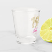 1984ピンク金ゴールド40歳の誕生日 ショットグラス (左)