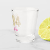 1984ピンク金ゴールド40歳の誕生日 ショットグラス (右)