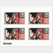 1984プロパガンダ 長方形シール (シート)