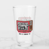 1984レトロヴィンテージテレビ40歳の誕生日 タンブラーグラス (裏面)