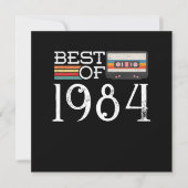 1984ヴィンテージ36th誕生日アニバーサリーギフト 招待状 (正面)