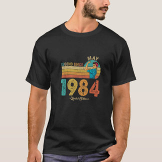 1984年おもしろい5月38日誕生日伝説1984年～38年 Tシャツ