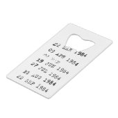 1984年が期限の図書館切手 クレジットカード栓抜き (裏面アングル)