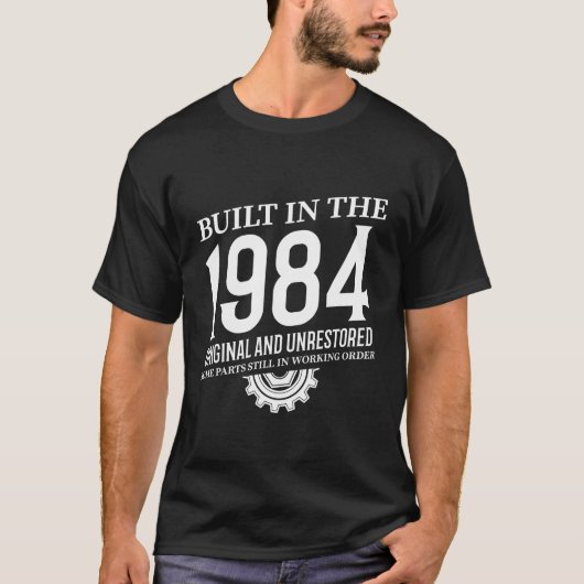 1984年に建設 Tシャツ (正面)