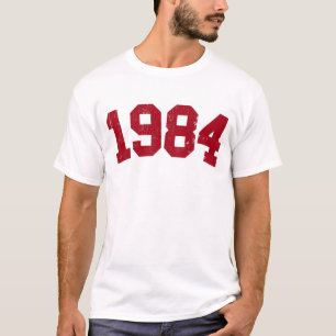1984年のジャージー Tシャツ