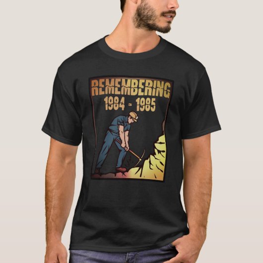 1984年のピットストライキ Tシャツ (正面)