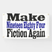 1984年のフィクションを再び作る 横断幕 (横)