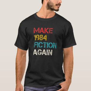 1984年のフィクションを再び自由主義大兄にする Tシャツ