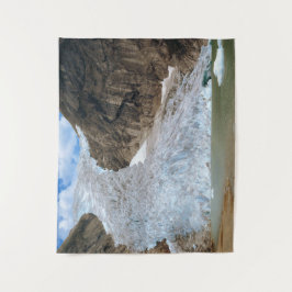 1984年のブリクズダル氷河。 タペストリー