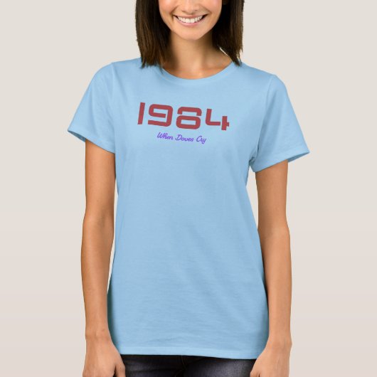 1984年の人気曲Tシャツ Tシャツ (正面)