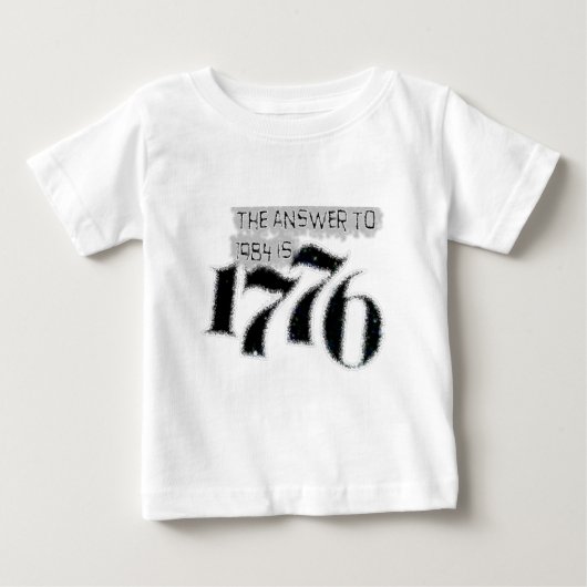 1984年の答えは1776である ベビーTシャツ (正面)