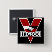 1984年のIngsoc 缶バッジ (正面&裏面)