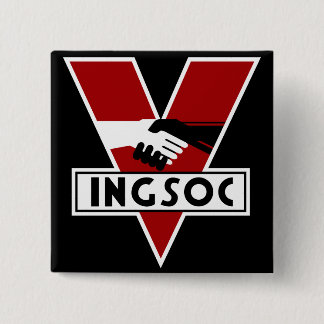 1984年のIngsoc 缶バッジ