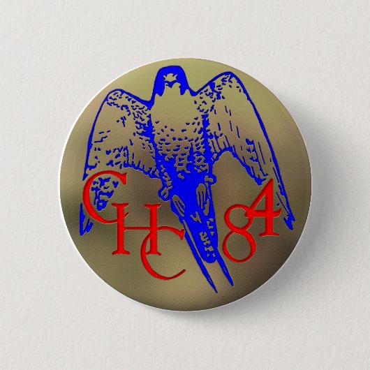 1984年のLos Banos 缶バッジ (正面)