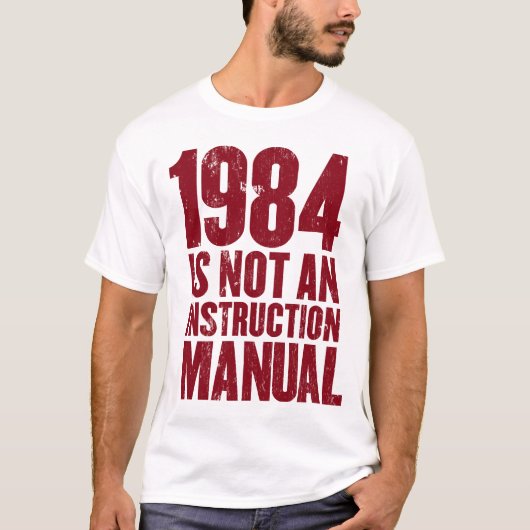 1984年は使用説明書のTシャツではないです Tシャツ (正面)