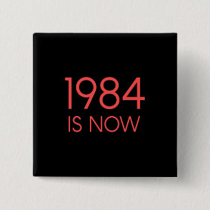 1984年は現在 缶バッジ
