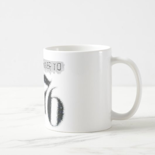 1984年への答えは1776年です コーヒーマグカップ (右)