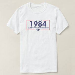 1984年オーウェル・フィクションを再編 ジストピア Tシャツ
