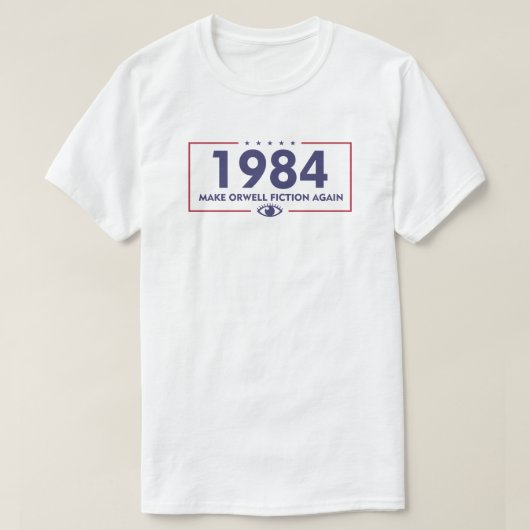 1984年オーウェル・フィクションを再編 |ジストピア Tシャツ (デザイン正面)
