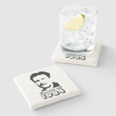 1984年クラス（ジョージ・オーウェル） ストーンコースター (横)