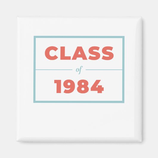 1984年クラス マグネット (正面)