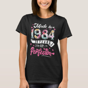 1984年フローラ39歳39誕生日和名 Tシャツ