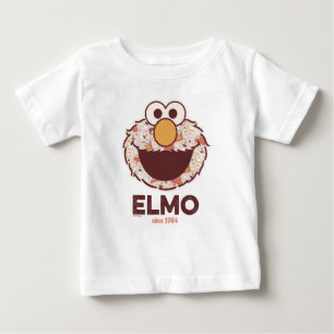1984年以来のセサミストリート  Elmo ベビーTシャツ