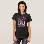 1984年以素晴らし降38威厳がある誕生日フローラ Tシャツ (正面フル)