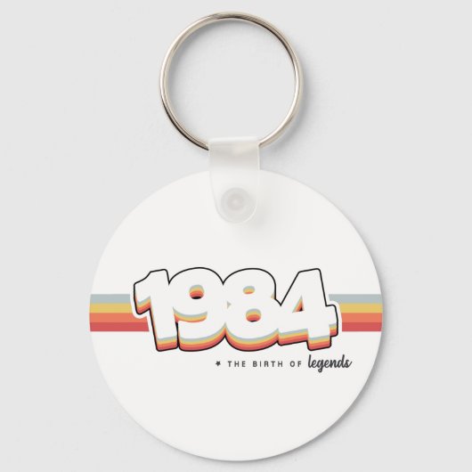 1984年伝説の誕生 キーホルダー (正面)