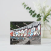 1984年冬季五輪ボブスレコース、サラエボ ポストカード (スタンド正面)