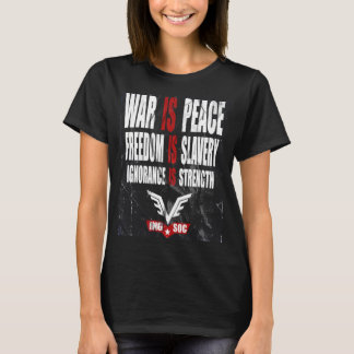 1984年式ニュースピークポスターTシャツ(女性用) Tシャツ