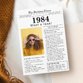 1984年新聞誕生日カード カード