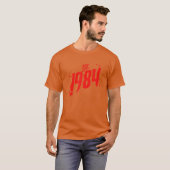 1984年生まれの80年代スタイルスプラッターホラー映画誕生年 Tシャツ (正面フル)