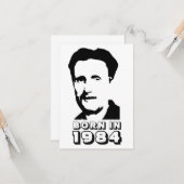 1984年生まれ(ジョージ・オーウェル) カード (正面/裏面インサイチュ)