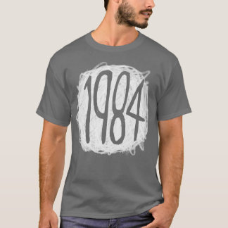 1984年誕生日またはOrwell 1984 Tシャツ