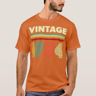 1984年誕生日ヴィンテージレトロ37歳デザイン Tシャツ
