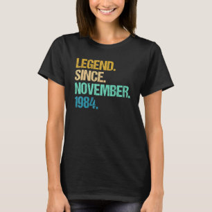 1984年11月38日素晴らしBir以来38歳 Tシャツ