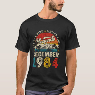 1984年12月40日誕生以来40歳の伝説 Tシャツ