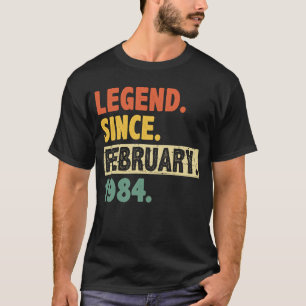 1984年2素晴らし月以来39誕生日39年 Tシャツ