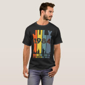 1984年7月37歳37検疫誕生日 Tシャツ (正面フル)
