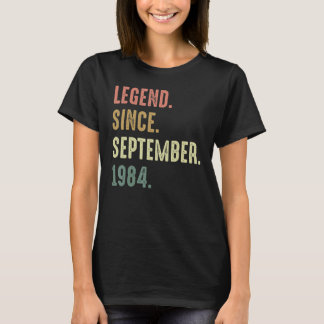 1984年9月以来38歳の伝説38th Bir Tシャツ