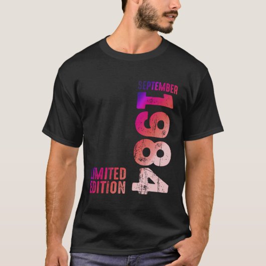 1984年9月1984レトロ1984 Vinta Tシャツ (正面)