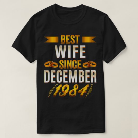 1984最高の年12月38日アおもしろいニバー Tシャツ (デザイン正面)