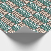 1984生まれ年のラッピング紙 ラッピングペーパー (角)