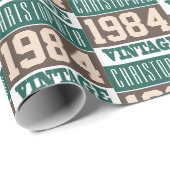 1984生まれ年のラッピング紙 ラッピングペーパー (ロールコーナー)