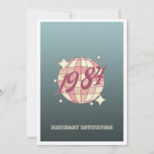 1984生まれ年のヴィンテージレトロパーティー 招待状 (裏面)