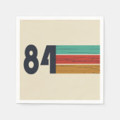 1984生まれ年のヴィンテージ誕生会 スタンダードカクテルナプキン (正面)