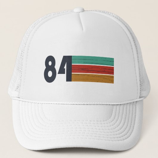 1984生まれ年のヴィンテージ誕生日ギフト キャップ (正面)